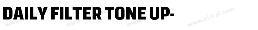 DAILY FILTER TONE UP字体转换 DAILY FILTER TONE UP字体转换